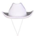 White Felt Cowboy Hat