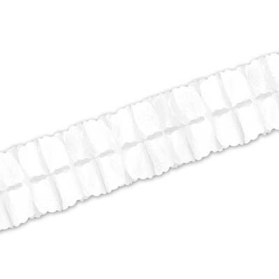 White Leaf Garland Hanging decoration 