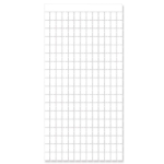 White Metallic Square Curtain