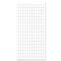 White Metallic Square Curtain