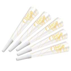 White New Year Gold Horns 