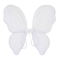 White Nylon Fairy Wings