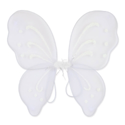 White Nylon Fairy Wings