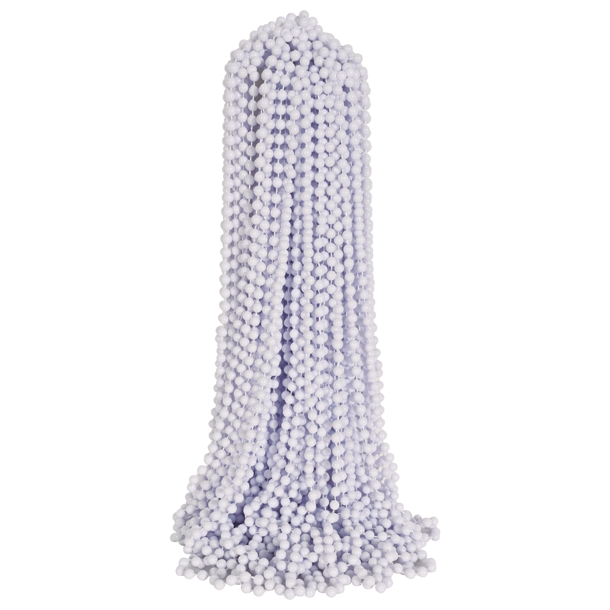 White Party Beads