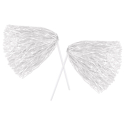 White Party Shaker on Stick 