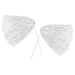 White Party Shaker on Stick 