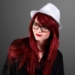 White Sequin Light Up Fedora Hats