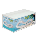 White Soft-Twist Poly Leis