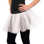White Tutu (Pack of 12) white tutu, white tutu pack of 12, tutu costume accessory, white tulle tutu, polyester tulle tutu, one size fits most tutu, black elastic waistband tutu, angel costume tutu, bridal party tutu, dance recital tutu, ballet costume accessory, Halloween tutu, princess costume tutu, themed party accessories, group costume accessories, dance costume tutu, bulk tutus, white tulle skirt, event costume supplies, Party Express