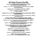 Winter Wonderland Prom Kit (64 Total Pieces Per Kit) - 56204