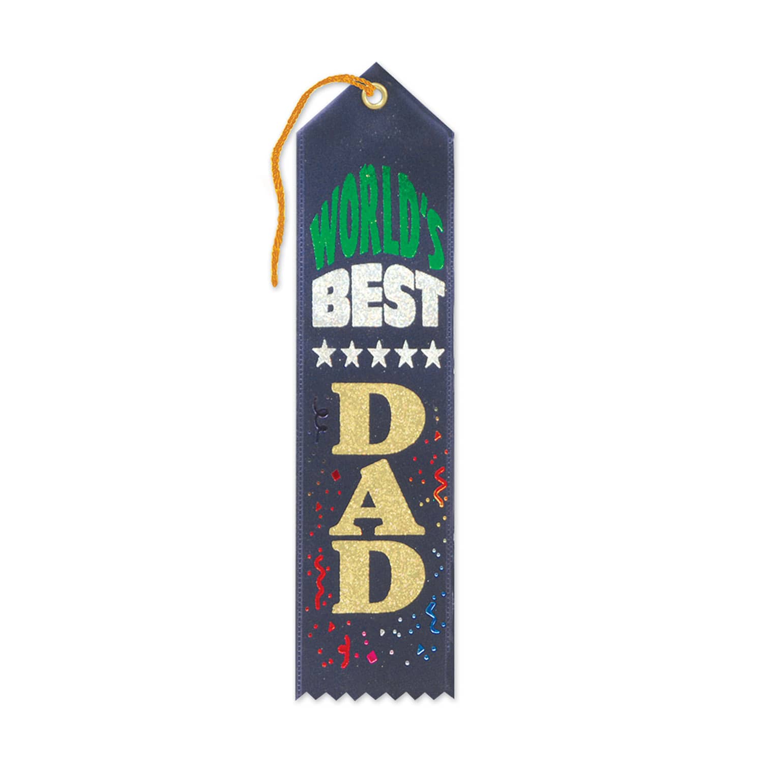 Worlds Best Dad Award Ribbon