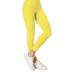 Yellow Adult Footless Tights (Pack of 12 Pair) yellow footless tights, adult tights, polyester tights, costume tights, one size fits most tights, dance tights, group costume accessories, Party Express tights, pack of 12 tights