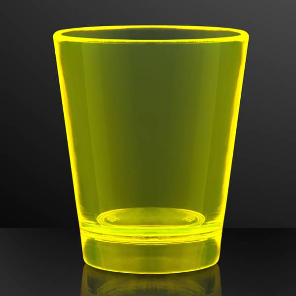 Yellow Black Light Reactive Cup