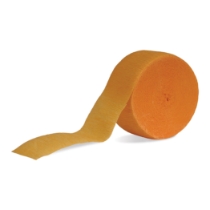 Yellow Festive Crepe Streamer (Pack of 24) yellow crepe streamers, yellow party decorations, bulk streamers, wholesale party décor, crepe paper streamers, event decorations yellow, Flame-retardant streamers, baby shower décor yellow, birthday party streamers, festive crepe streamer pack, Party Express streamers