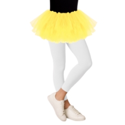 Yellow Tutu (Pack of 6) yellow tutu, yellow tulle skirt, tutu pack of 6, 5-layer tutu, elastic waistband tutu, costume tutus, party tutus, group costume accessories, one size fits most tutu, Party Express tutus
