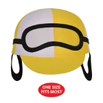 Yellow/White Jockey Helmets