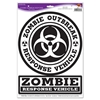 Zombie Outbreak Response Peel N Place (Pack of 12) Halloween, scary, monster, zombie, outbreak, response, cling, peel N Place 