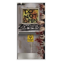 Zombies Lab Door Cover (Pack of 12) Zombies, monster, lab, door cover, halloween, door, scary 
