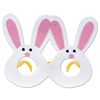 cute eyeglasses for Easter that looks like little bunnies that are white with pink ears