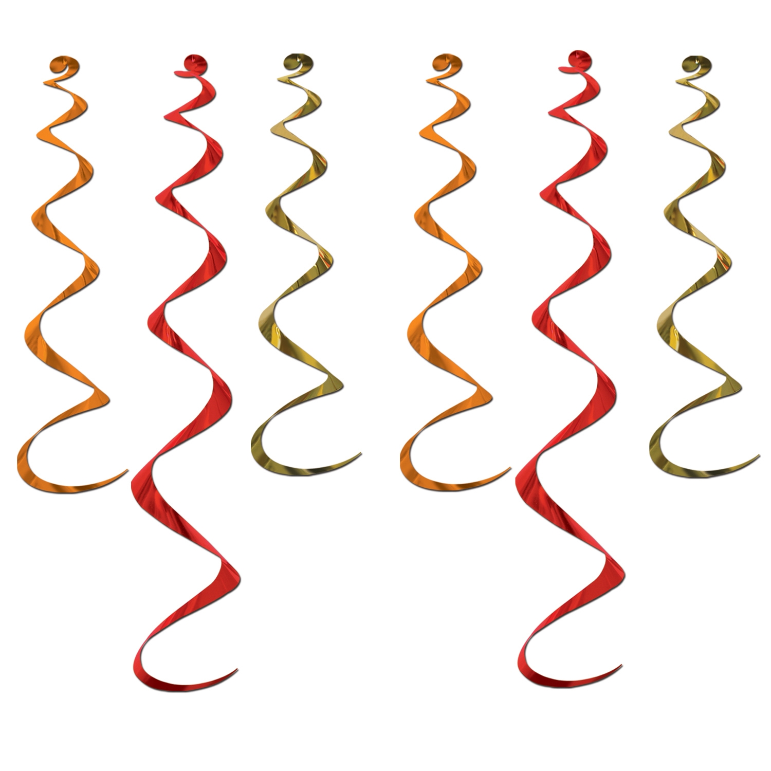 Gold Orange and Red