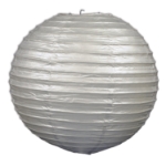 Silver round lantern ceiling decoration