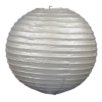 Silver round lantern ceiling decoration
