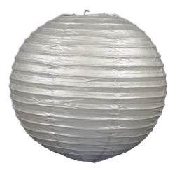 Silver round lantern ceiling decoration