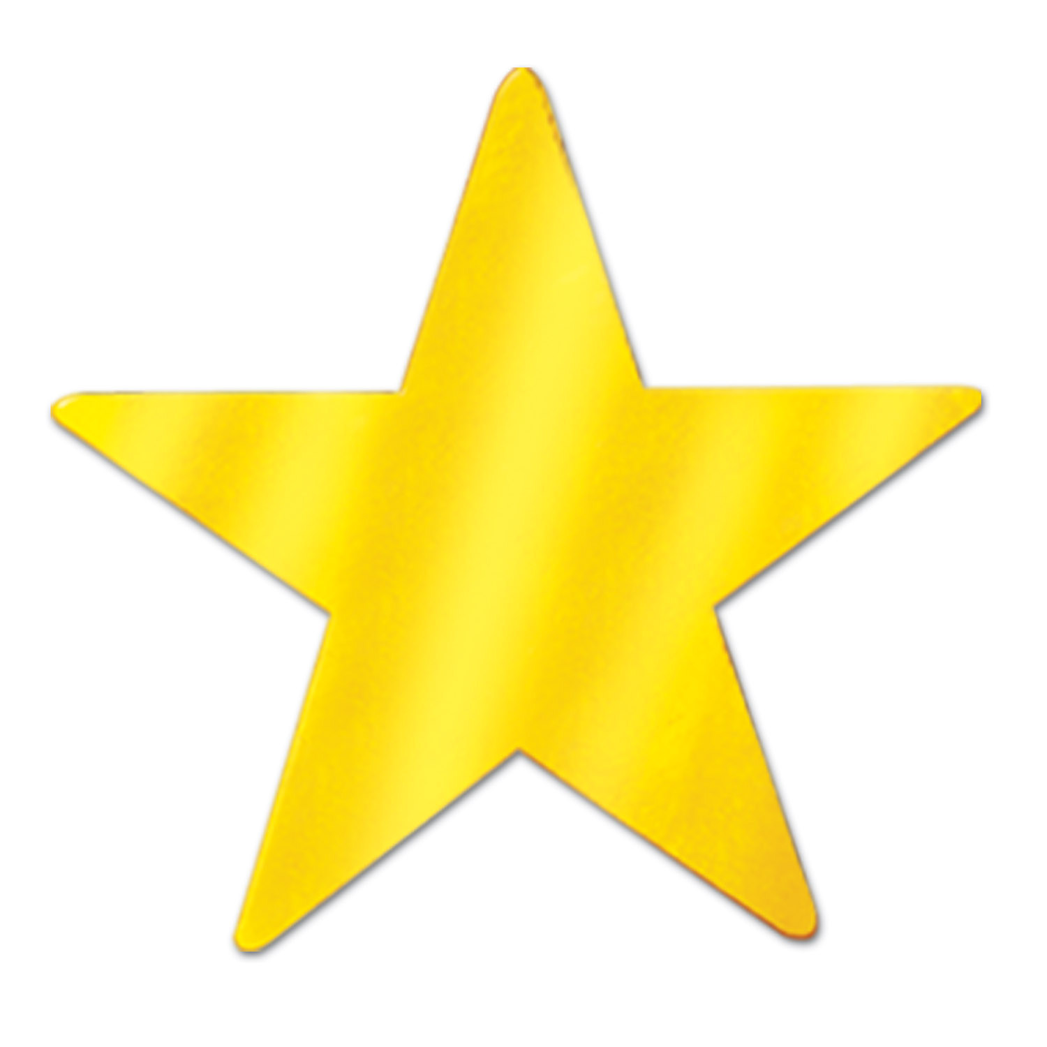 Metallic Star Cutouts Metallic star cutouts