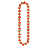 Lei covered in roses instead of petals.