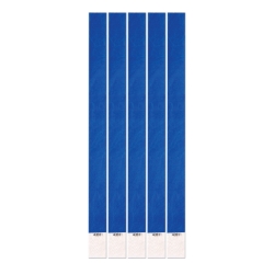 Waterproof material blue wristband for all sizes.