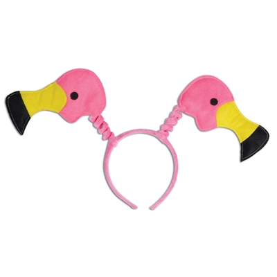 pink flamingo headband boppers