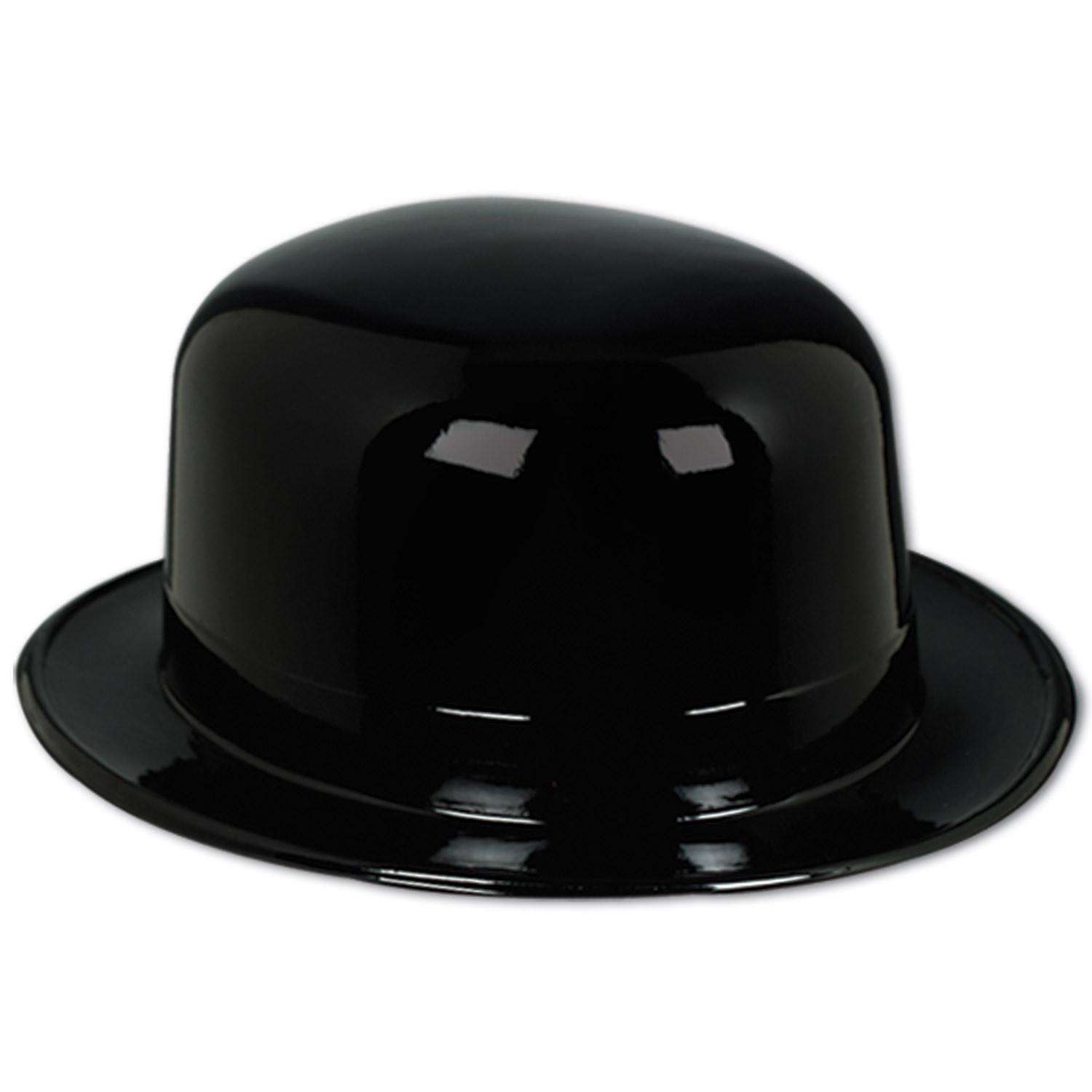 Plastic molded black material to make the perfect derby.