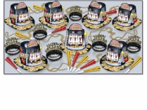 Casino themed new year's eve party kit that looks like a slot machine