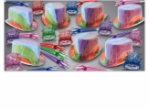 retro looking cellophane new year's eve party kit