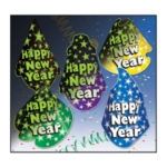 Traditional party hats with color in the like and glow in the dark.