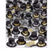 big party pack for new year's eve that includes top hats, tiaras, balloons, and horns