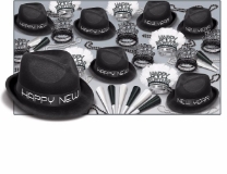 black and white new year's eve party kit