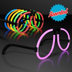 light up eye glasses in assorted colors