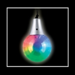 lanyard with an assorted colored light up medallion