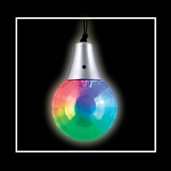 lanyard with an assorted colored light up medallion