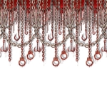 Bloody Chains & Hooks Backdrop (Pack of 6) Bloody Chains, Hooks, backdrop, halloween, photo, scary, horror 