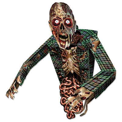 3-D Zombie Wall Decoration (Pack of 6) 3-D, Zombie, Wall, Decoration, scary, halloween 