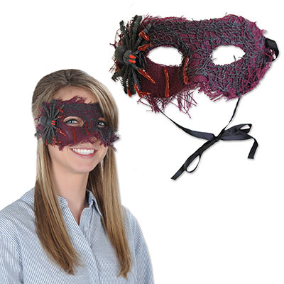 Spider Mask (Pack of 12) Spider Mask, party favor, halloween, wearable, wholesale, inexpensive, bulk