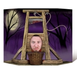 Guillotine Photo Prop (Pack of 6) Guillotine, Photo, Prop, chopping block, halloween, scary, screams, blood 