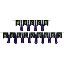 Happy Halloween Tassel Streamer (Pack of 12) Happy Halloween Tassel Streamer, Happy Halloween, streamer, halloween, decoration wholesale, inexpensive, bulk
