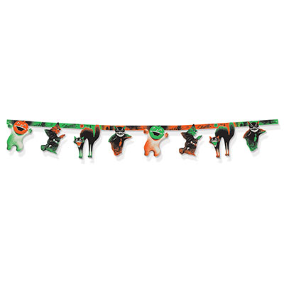 Vintage Halloween Streamer (Pack of 12) Vintage Halloween Streamer, vintage, halloween, streamer, decoration, halloween, wholesale, inexpensive, bulk