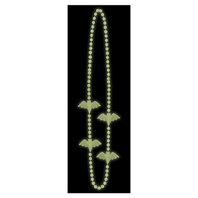 Glow In The Dark Bat Beads (Pack of 24) Glow In The Dark Bat Beads, glow in the dark, bat, beads, party favor, halloween, wholesale, inexpensive, bulk