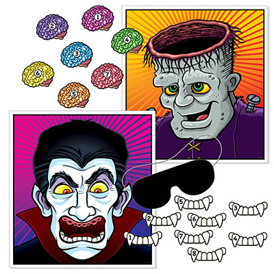 Halloween Party Games (Pack of 48) Halloween Party Games, Halloween, games, vampire, monster, decoration, wholesale, inexpensive, bulk