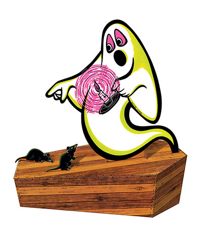 Vintage Halloween 3-D Spooky Centerpiece (Pack of 12) Vintage Halloween 3-D Spooky Centerpiece, Halloween, decorations, ghosts, coffins