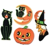 Vintage Halloween Cutouts (Pack of 48 Vintage Halloween Cutouts, Halloween, Holiday parties, Decoration